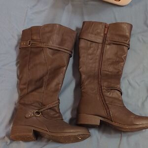 Women's Brown Knee-High Boots